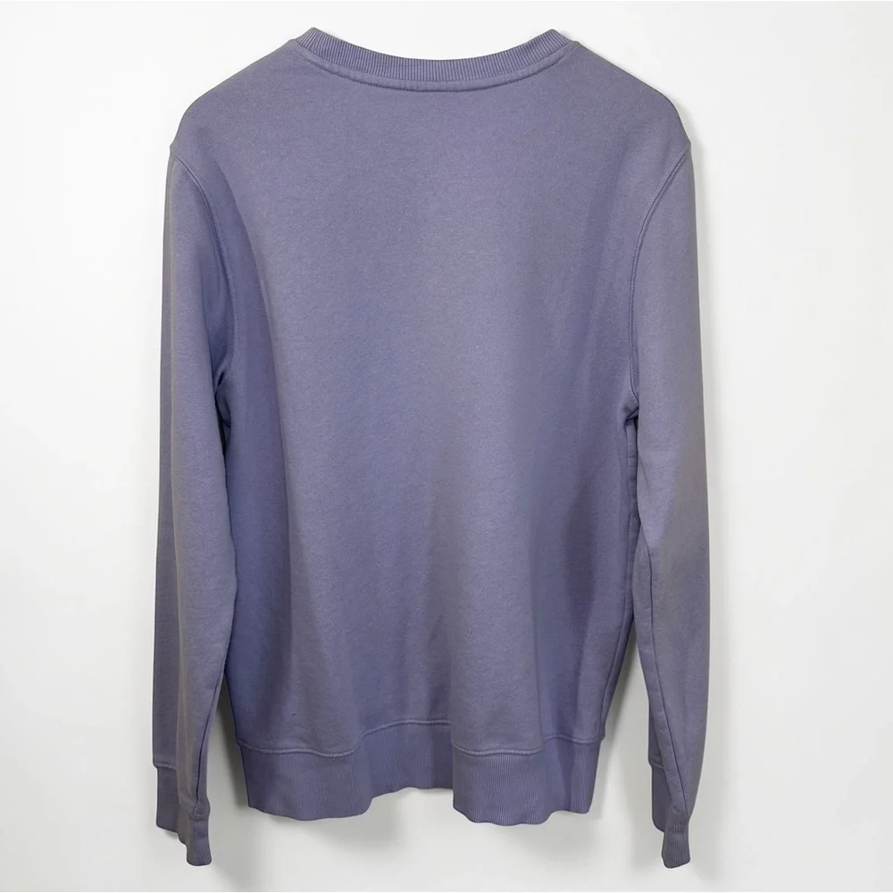 The North Face Lavender Purple Crewneck Pullover Relaxed Fit Sweatshirt Size M - Picture 2 of 9